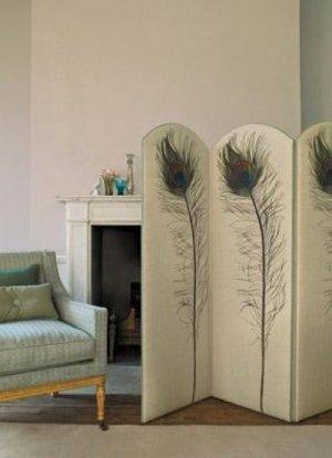 ZOFFANY PEACKOCK FEATHER FABRIC
